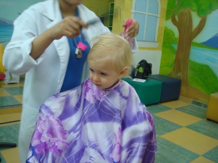 Stříhání Kids Salon - namočit