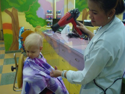 Stříhání Kids Salon - foukaná